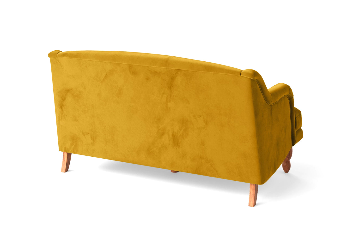 Burlington 2 Seater Sofa Yellow Velvet