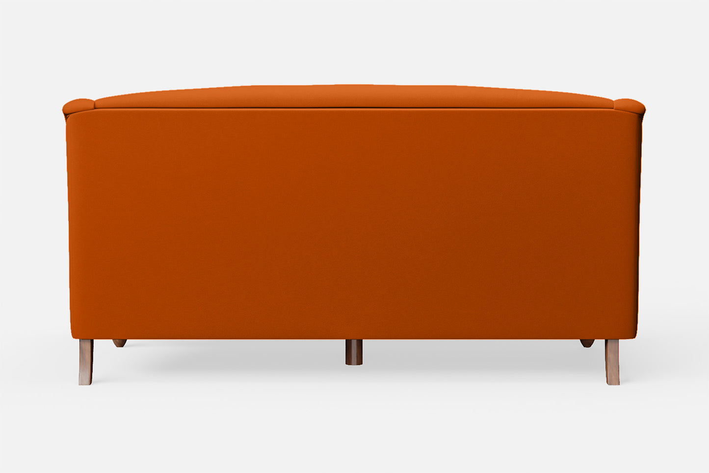 Burlington 3 Seater Sofa Orange Leather