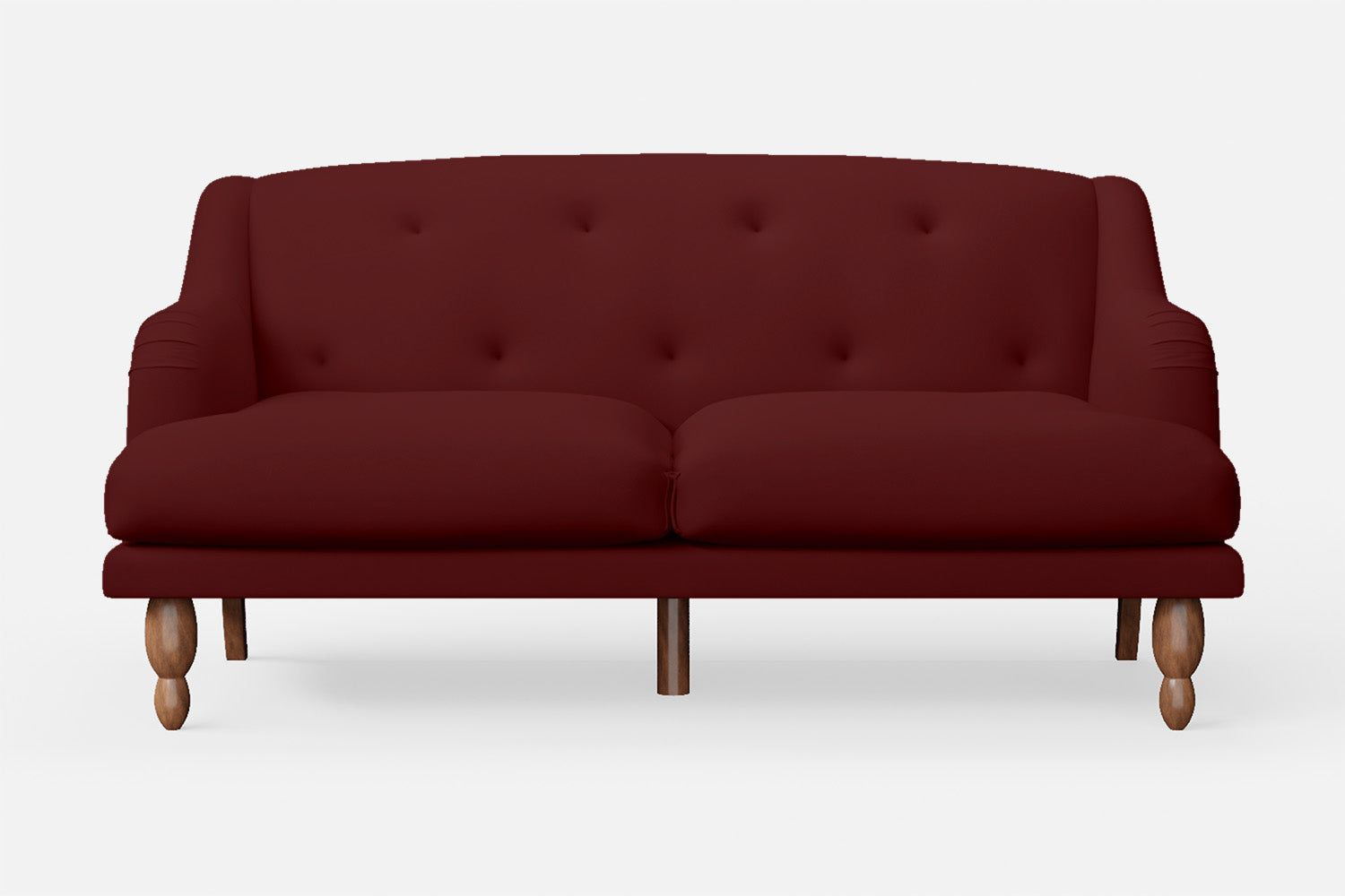 Burlington 3 Seater Sofa Red Leather