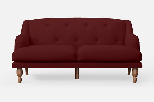 Burlington 3 Seater Sofa Red Leather