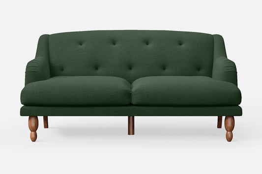 Burlington 3 Seater Sofa Forest Green Linen Fabric