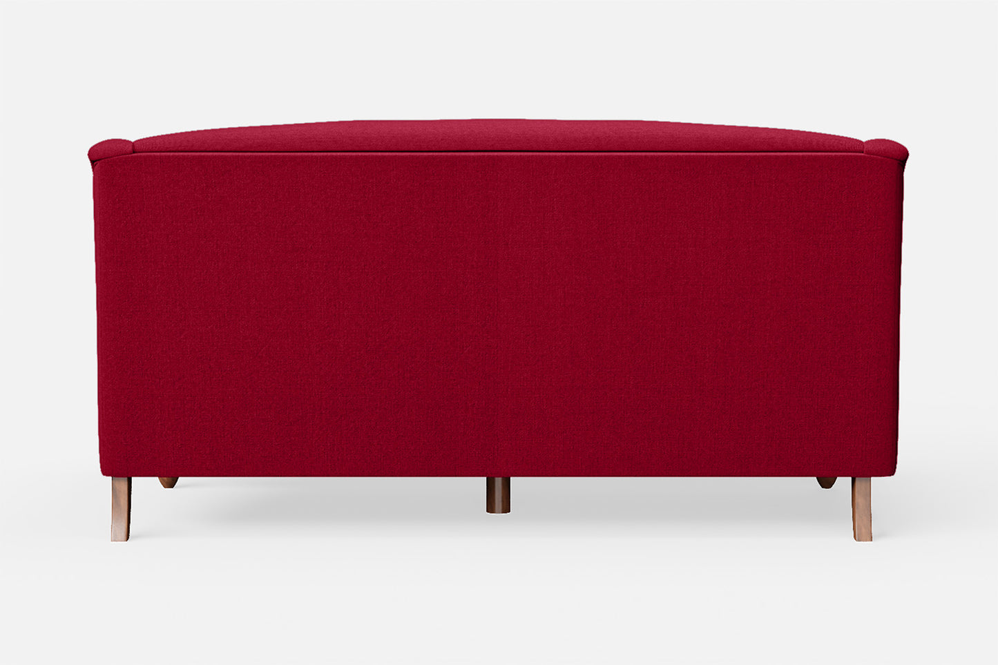 Burlington 3 Seater Sofa Red Linen Fabric