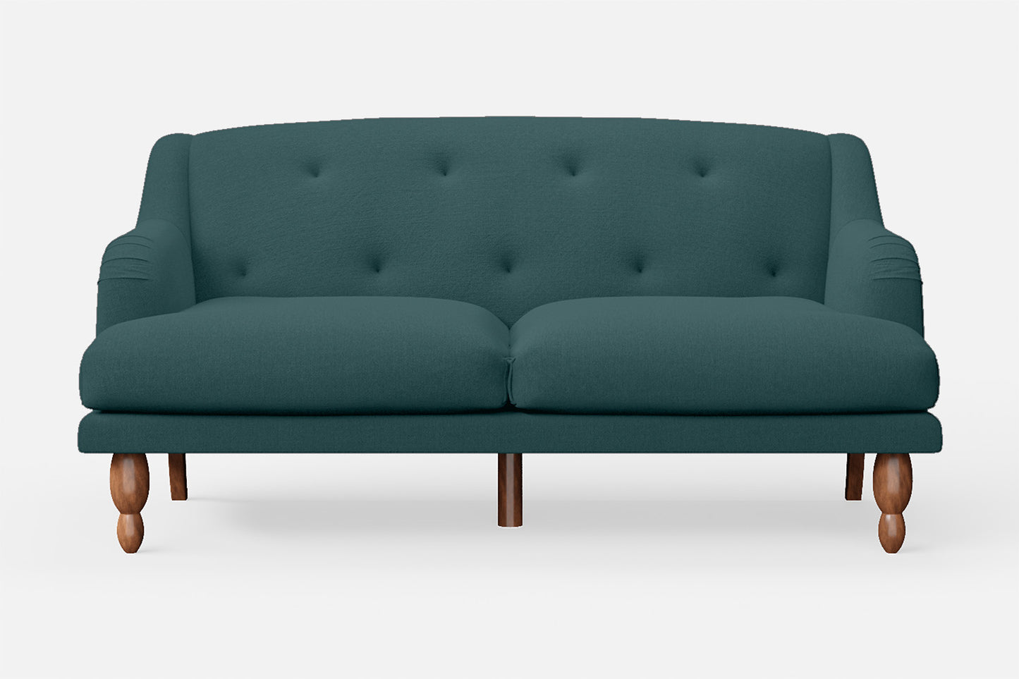 Burlington 3 Seater Sofa Teal Linen Fabric