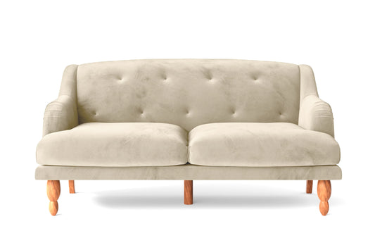 Burlington 3 Seater Sofa Cream Velvet