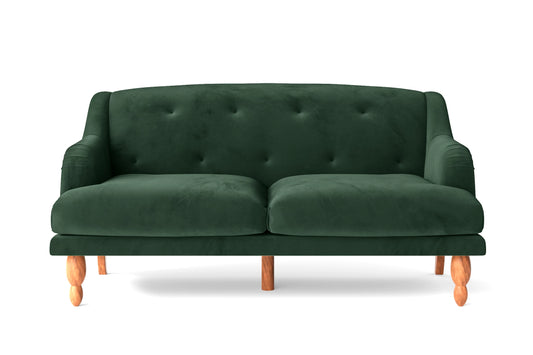 Burlington 3 Seater Sofa Green Velvet