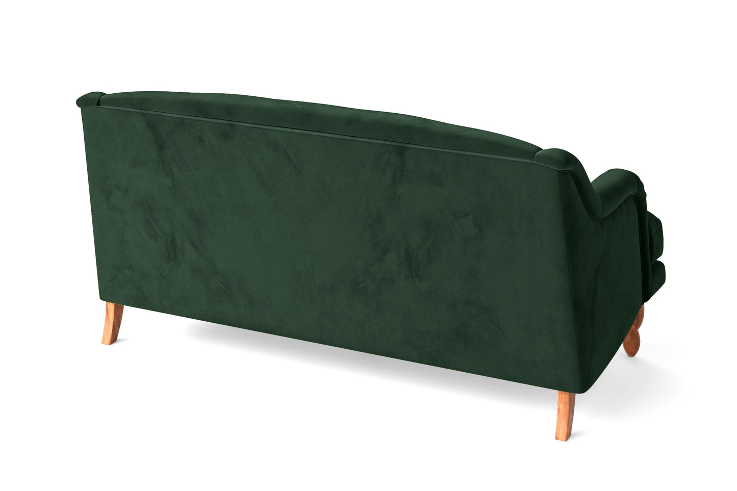 Burlington 3 Seater Sofa Green Velvet