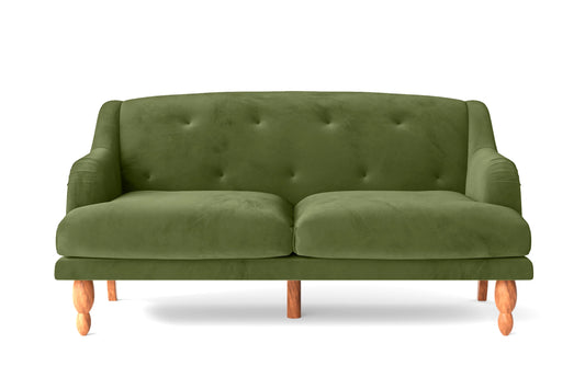 Burlington 3 Seater Sofa Lime Velvet