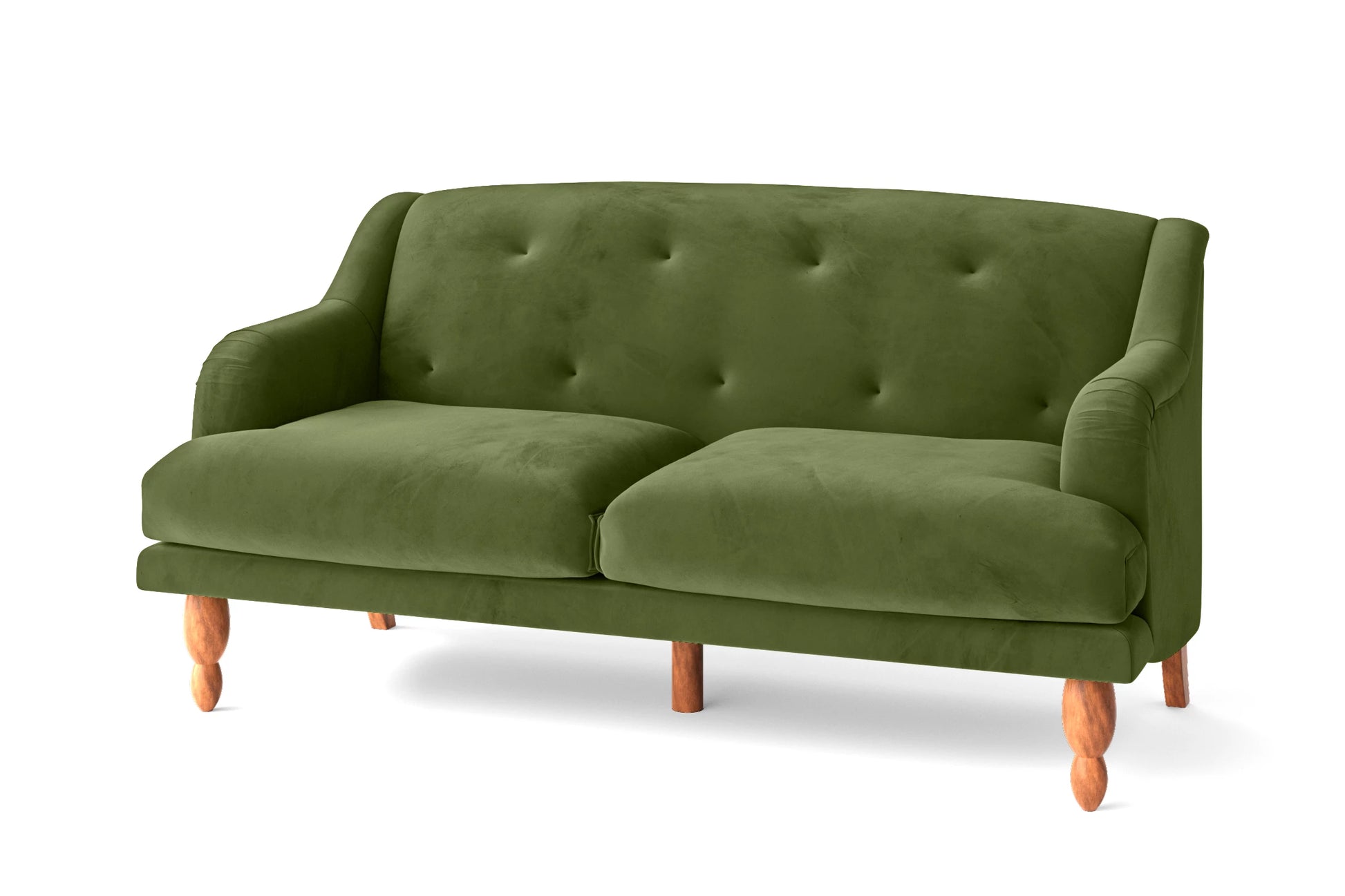 Burlington 3 Seater Sofa Lime Velvet