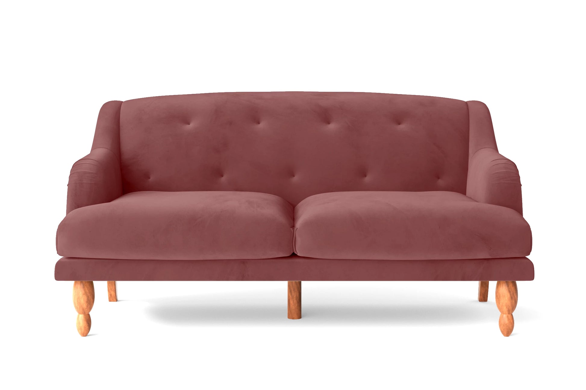 Burlington 3 Seater Sofa Pink Velvet