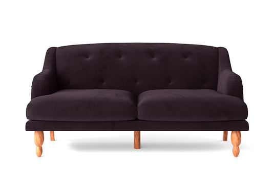 Burlington 3 Seater Sofa Purple Velvet