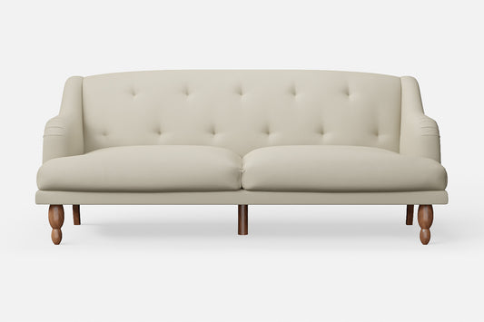 Burlington 4 Seater Sofa Cream Leather