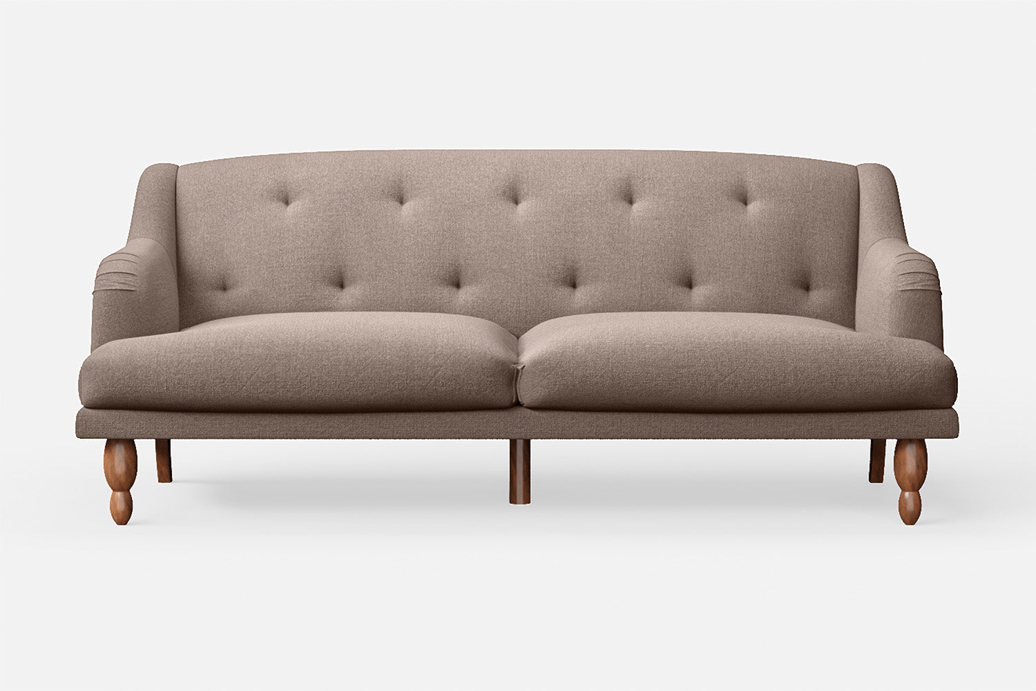 Burlington 4 Seater Sofa Caramel Linen Fabric