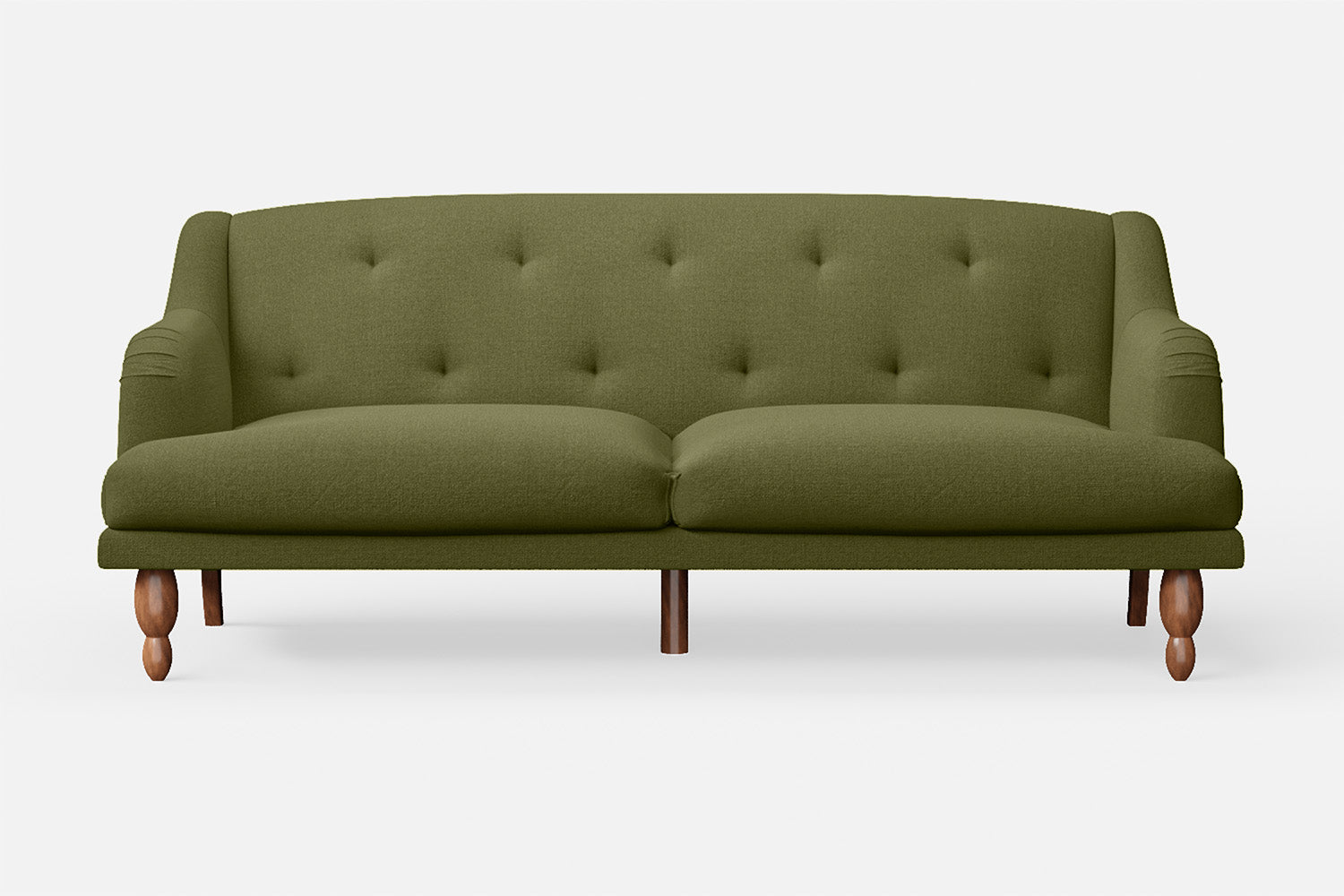 Burlington 4 Seater Sofa Olive Linen Fabric