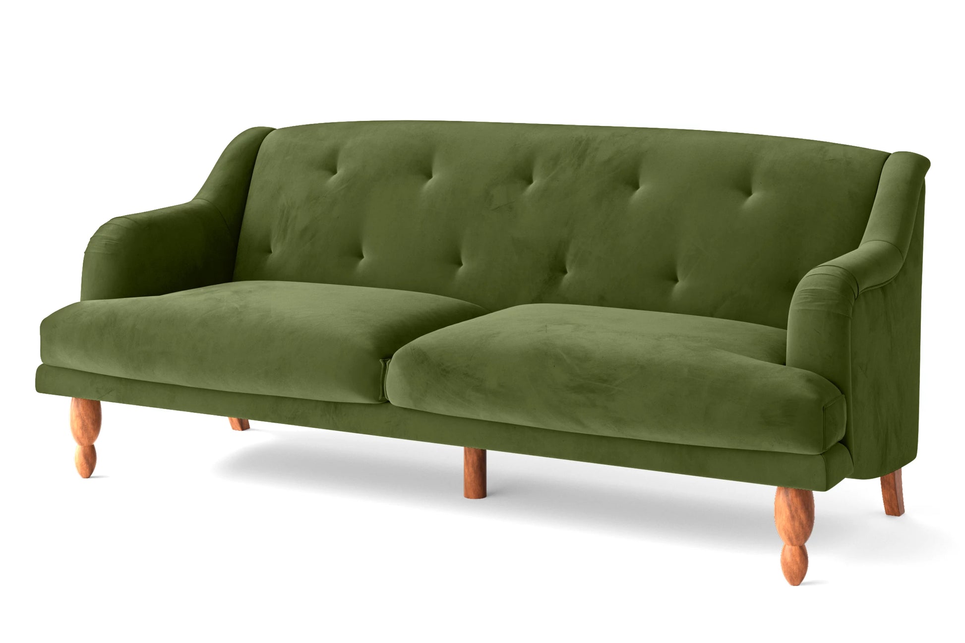 Burlington 4 Seater Sofa Lime Velvet