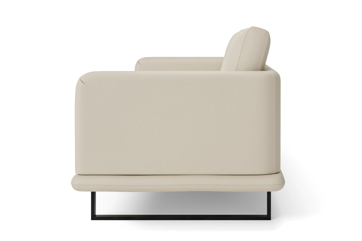 Calabria Armchair Cream Leather