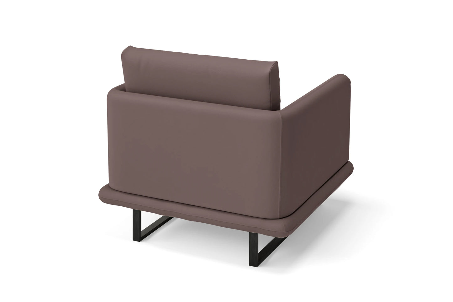 Calabria Armchair Rose Taupe Leather