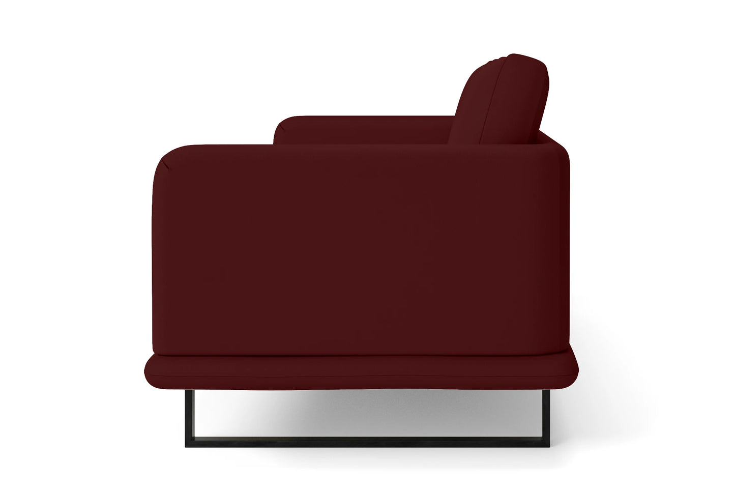 Calabria 2 Seater Sofa Red Leather