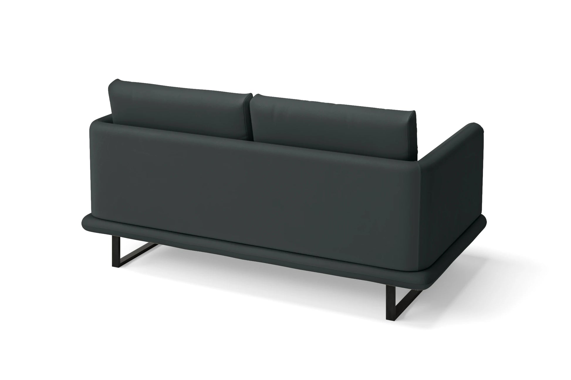 Calabria 2 Seater Sofa Slate Leather