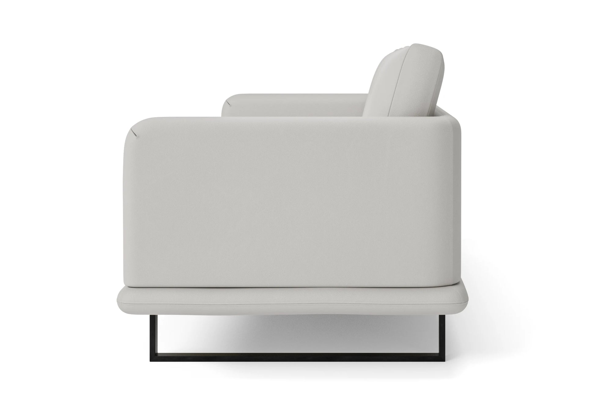 Calabria 2 Seater Sofa White Leather