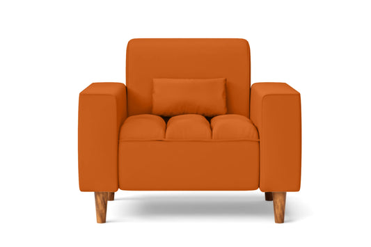 Campania Armchair Orange Leather