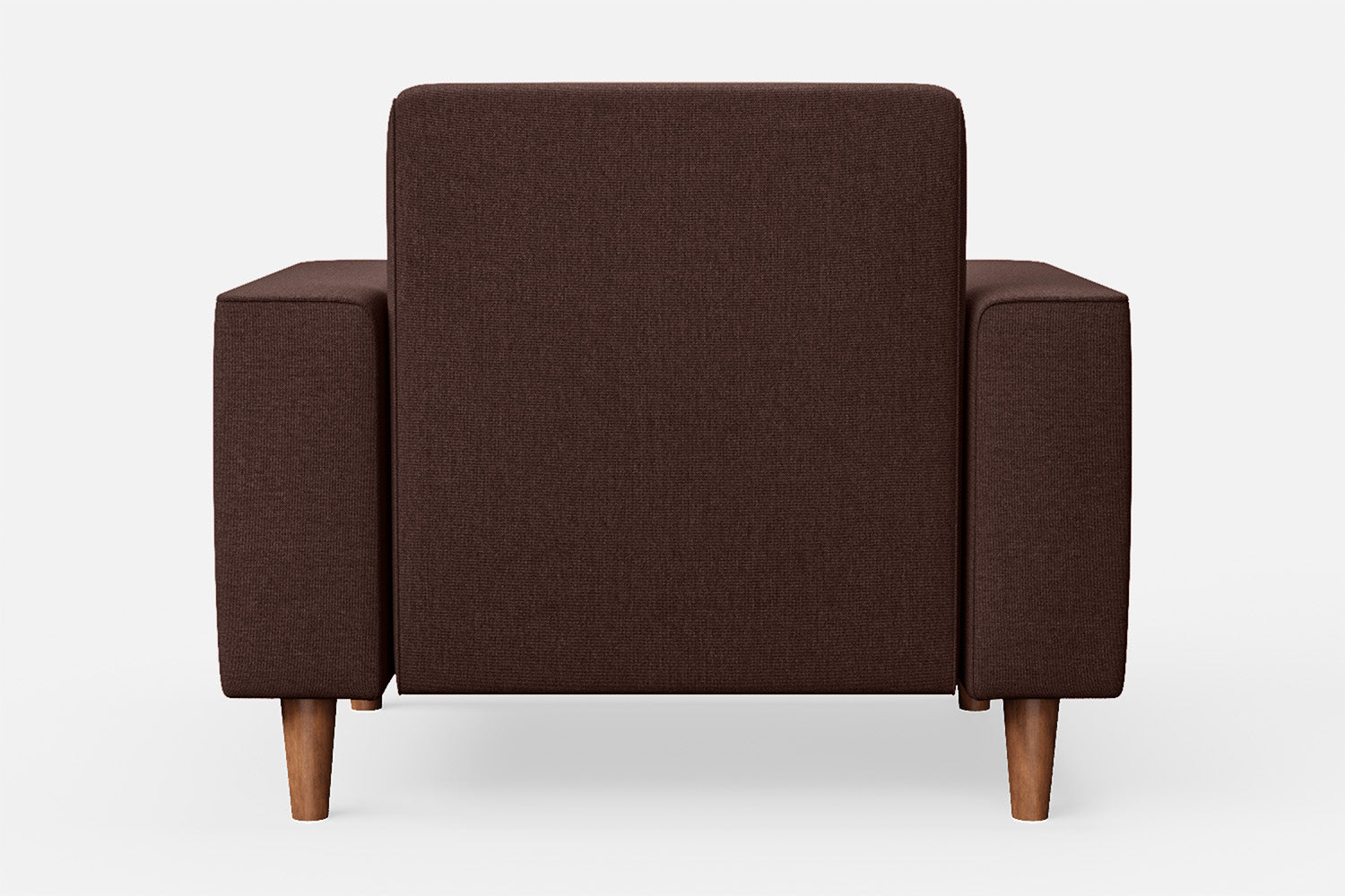 Campania Armchair Coffee Brown Linen Fabric