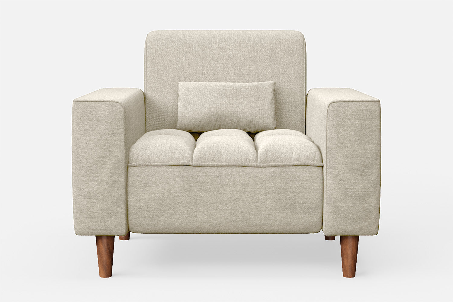 Campania Armchair Cream Linen Fabric