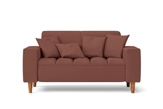 Campania 2 Seater Sofa Mauve Leather