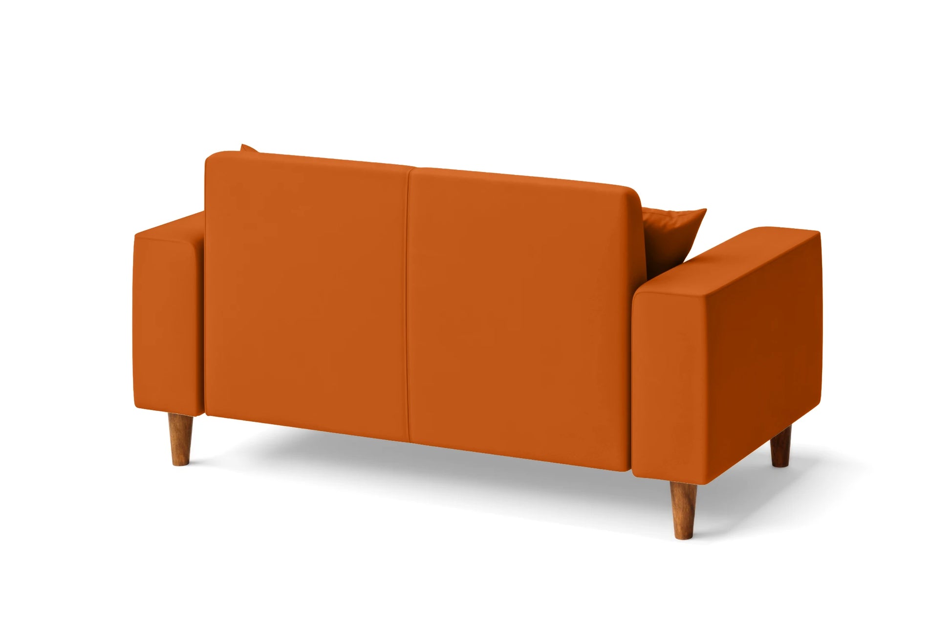 Campania 2 Seater Sofa Orange Leather