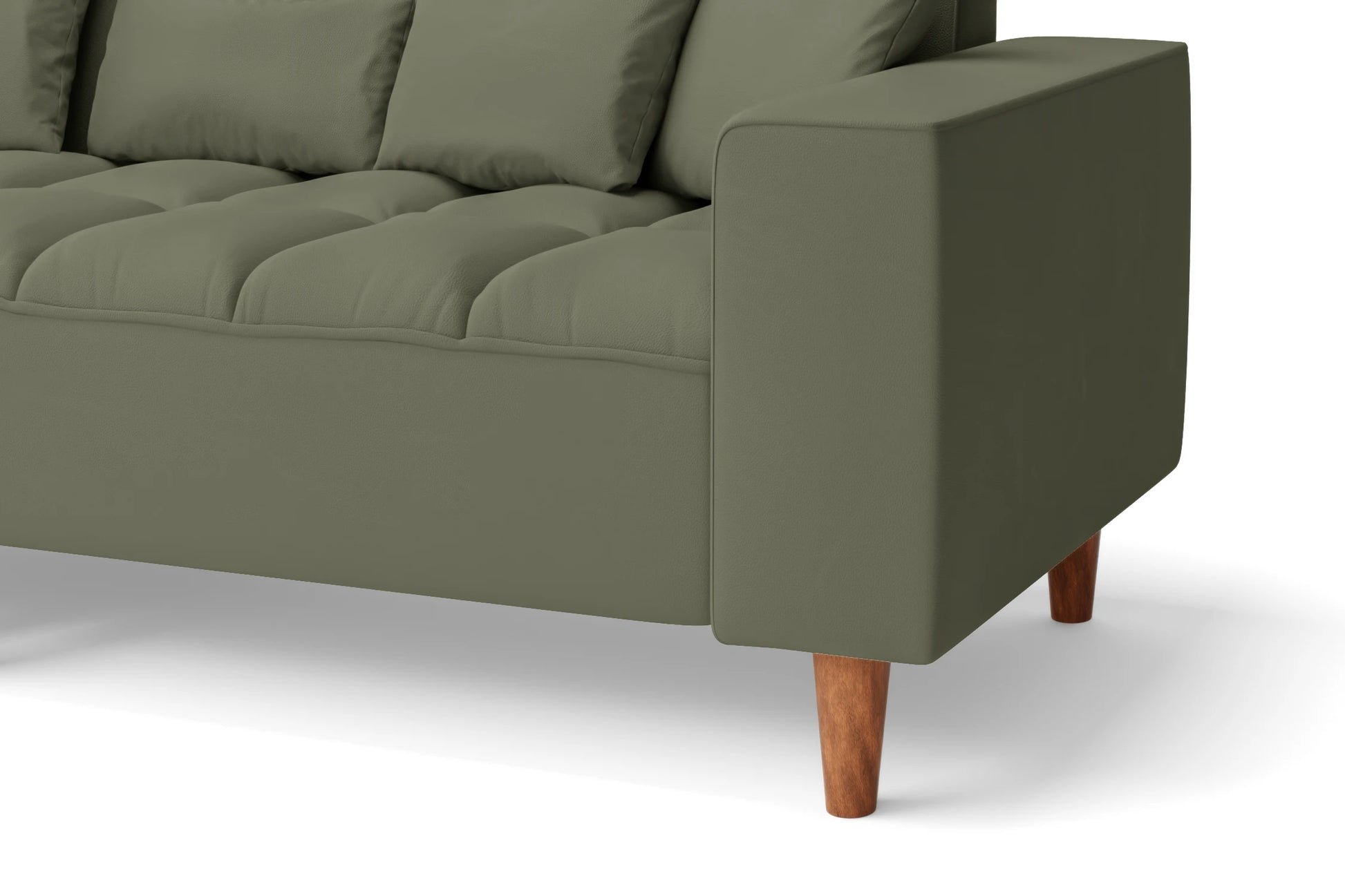 Campania 2 Seater Sofa Sage Leather