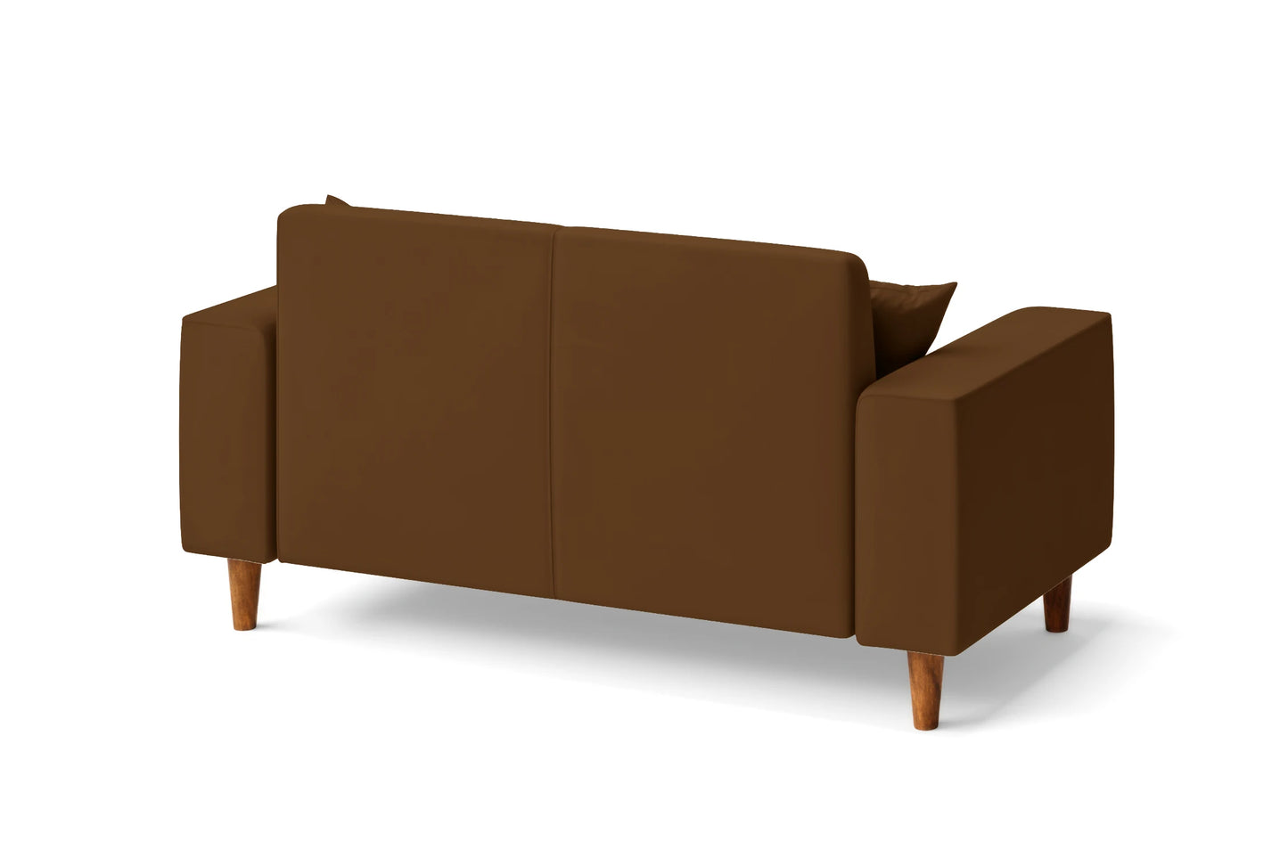 Campania 2 Seater Sofa Walnut Brown Leather