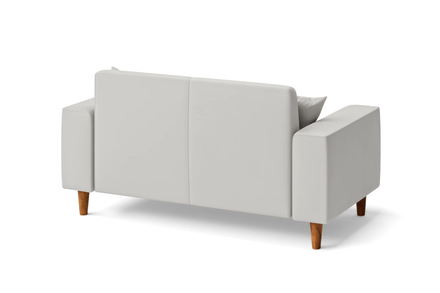 Campania 2 Seater Sofa White Leather