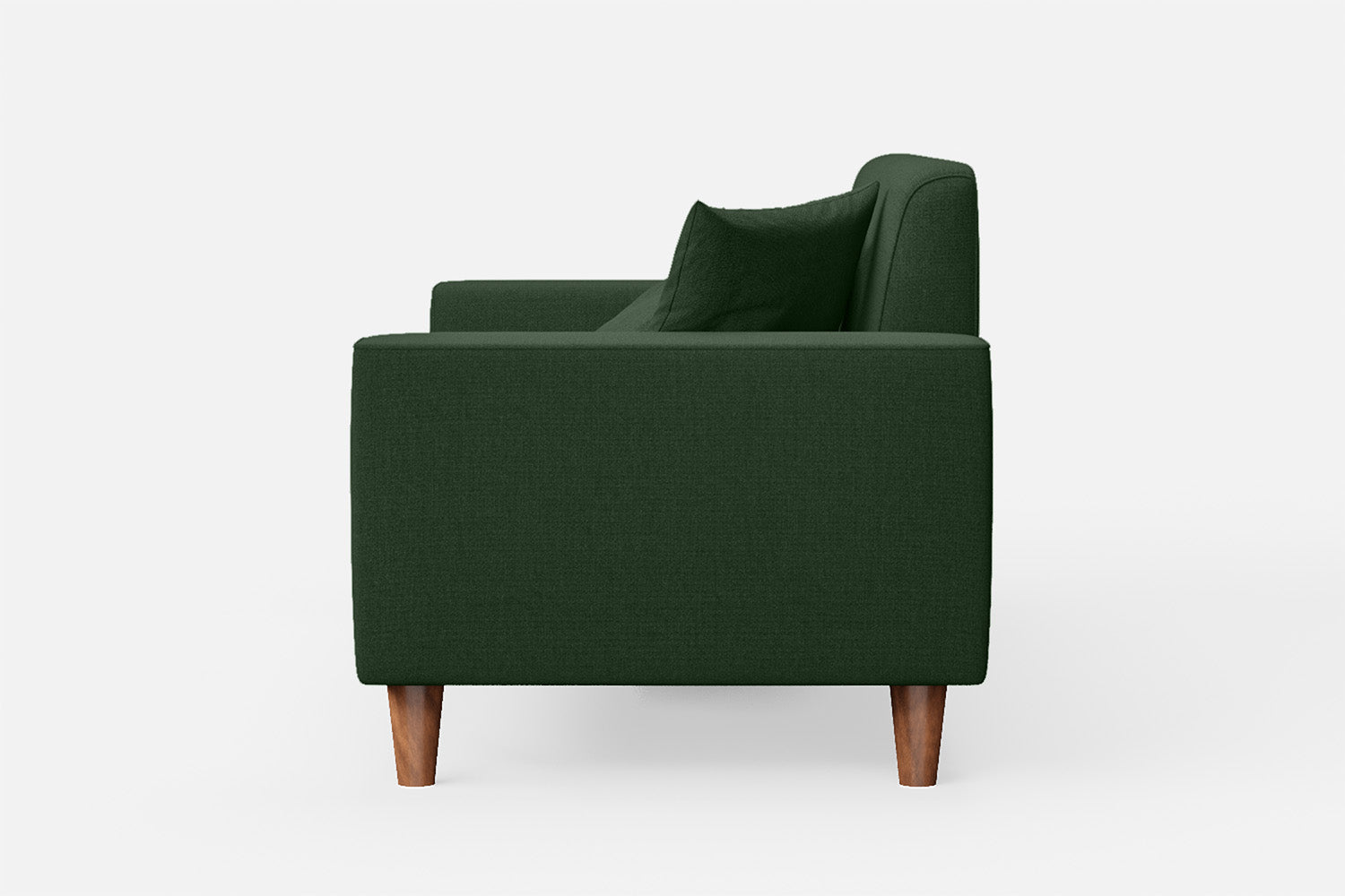 Campania 2 Seater Sofa Forest Green Linen Fabric