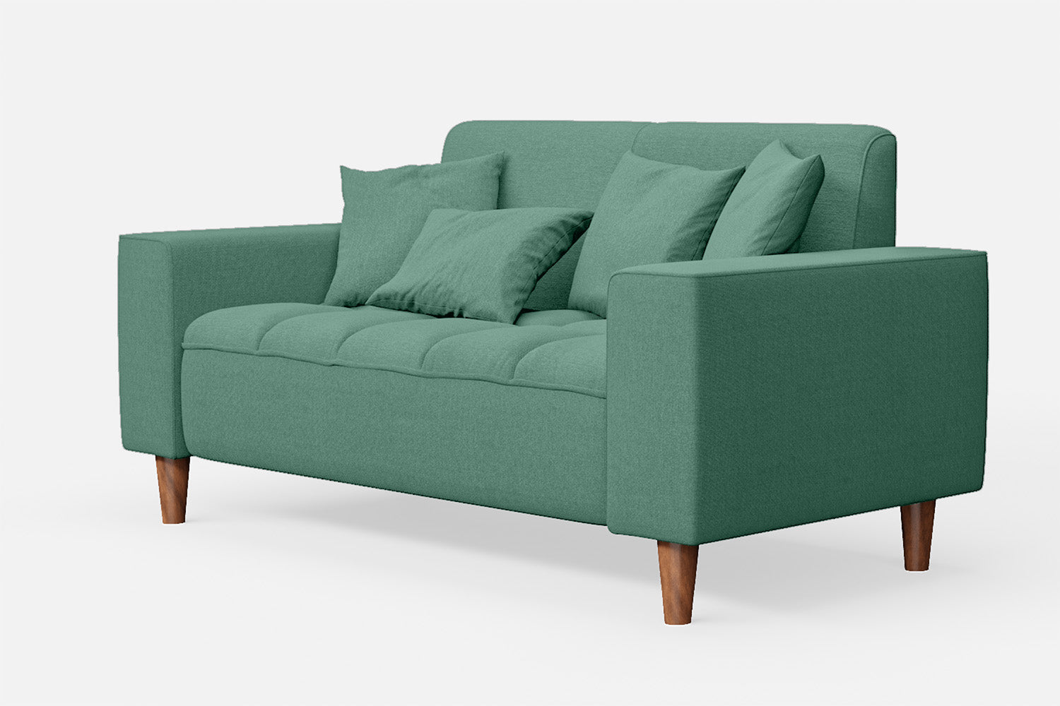 Campania 2 Seater Sofa Mint Green Linen Fabric