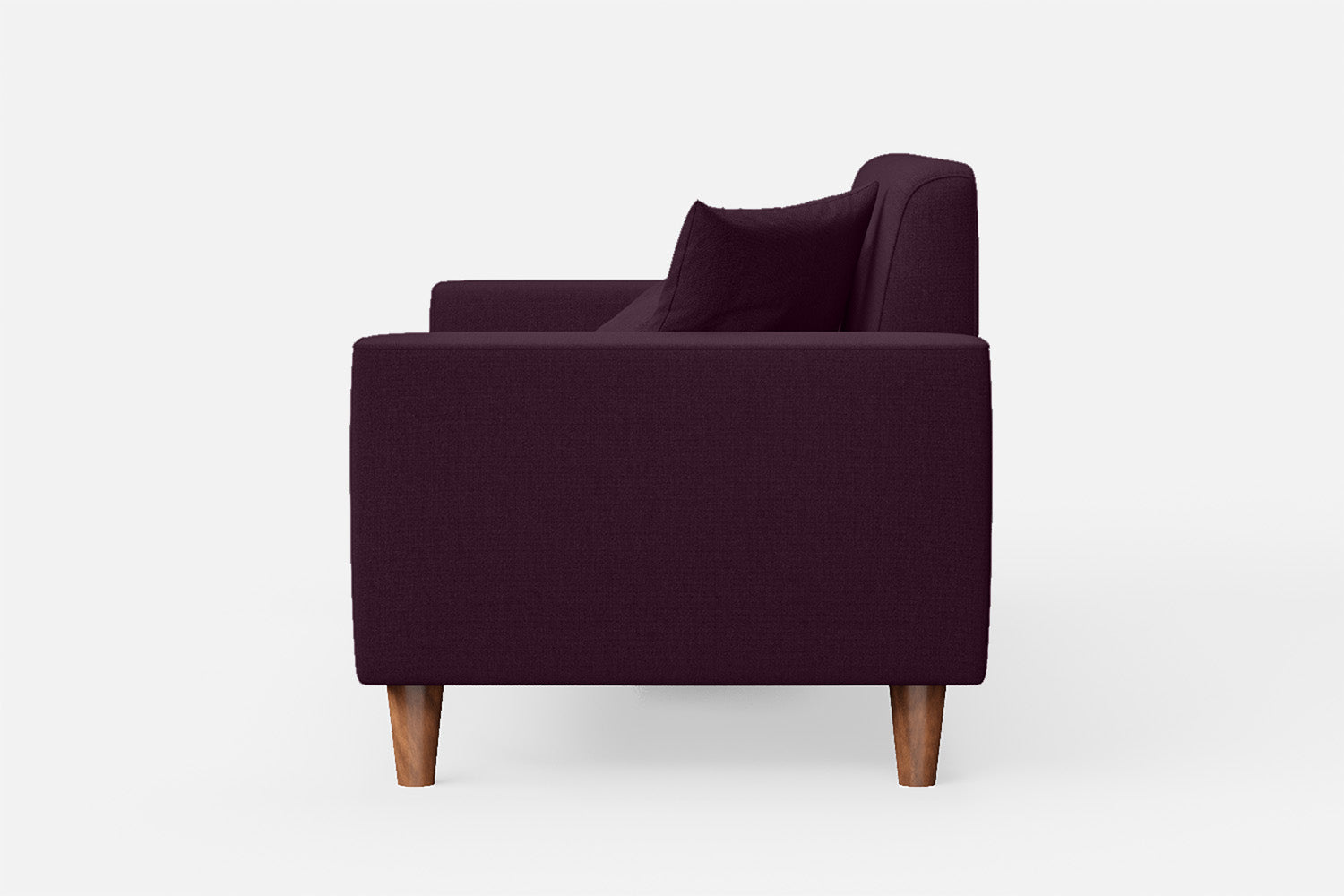 Campania 2 Seater Sofa Purple Linen Fabric