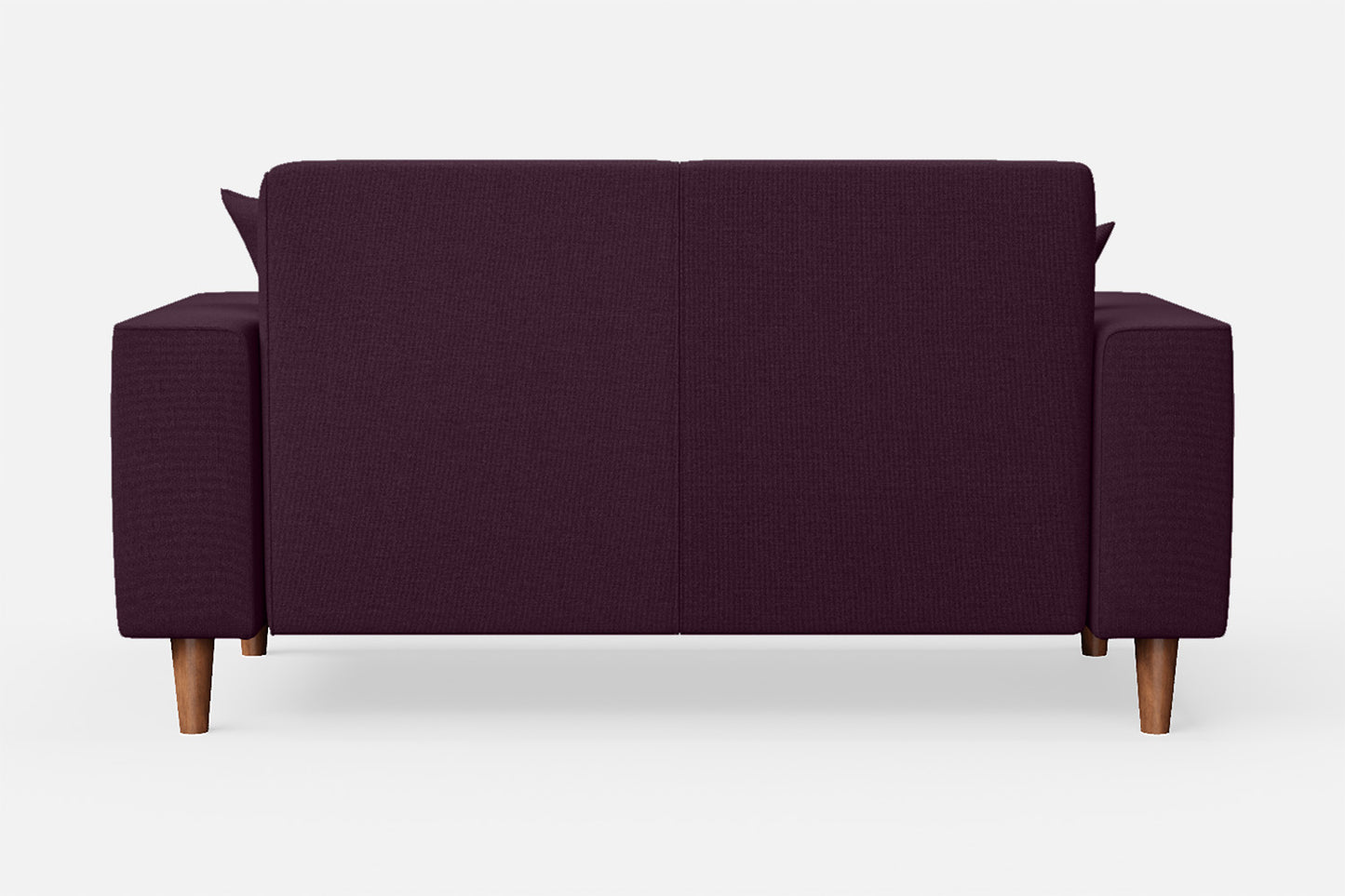 Campania 2 Seater Sofa Purple Linen Fabric