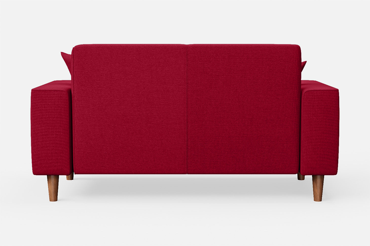 Campania 2 Seater Sofa Red Linen Fabric