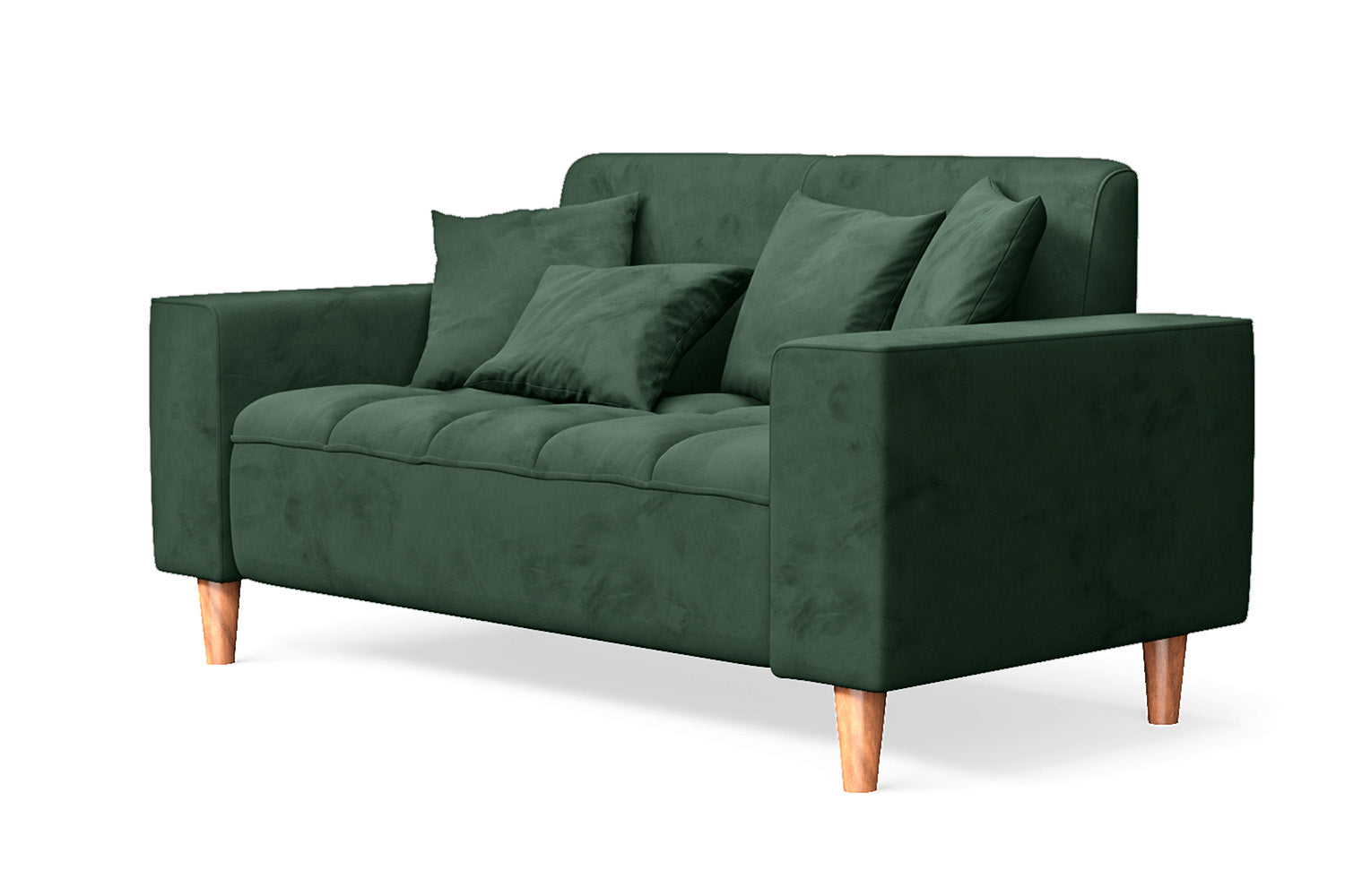 Campania 2 Seater Sofa Green Velvet