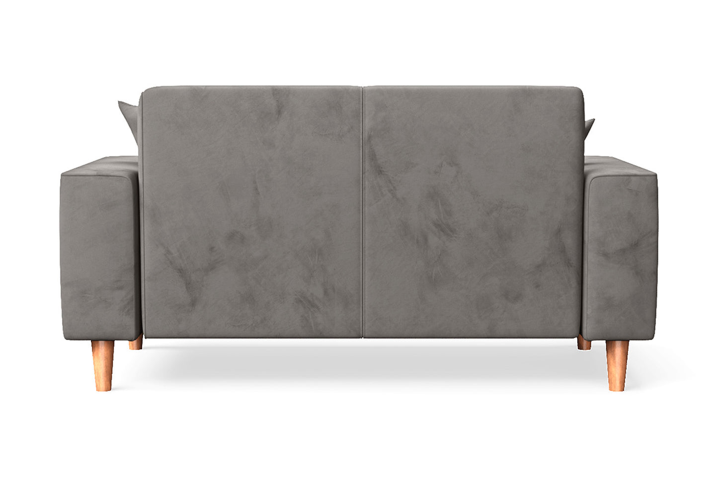 Campania 2 Seater Sofa Grey Velvet