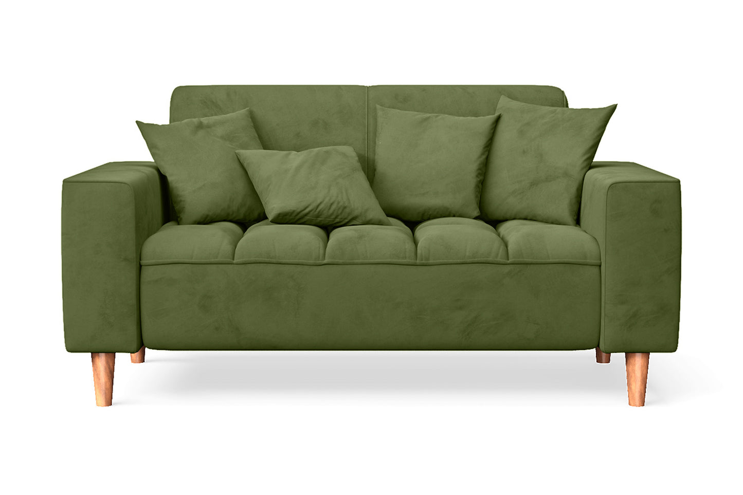 Campania 2 Seater Sofa Lime Velvet