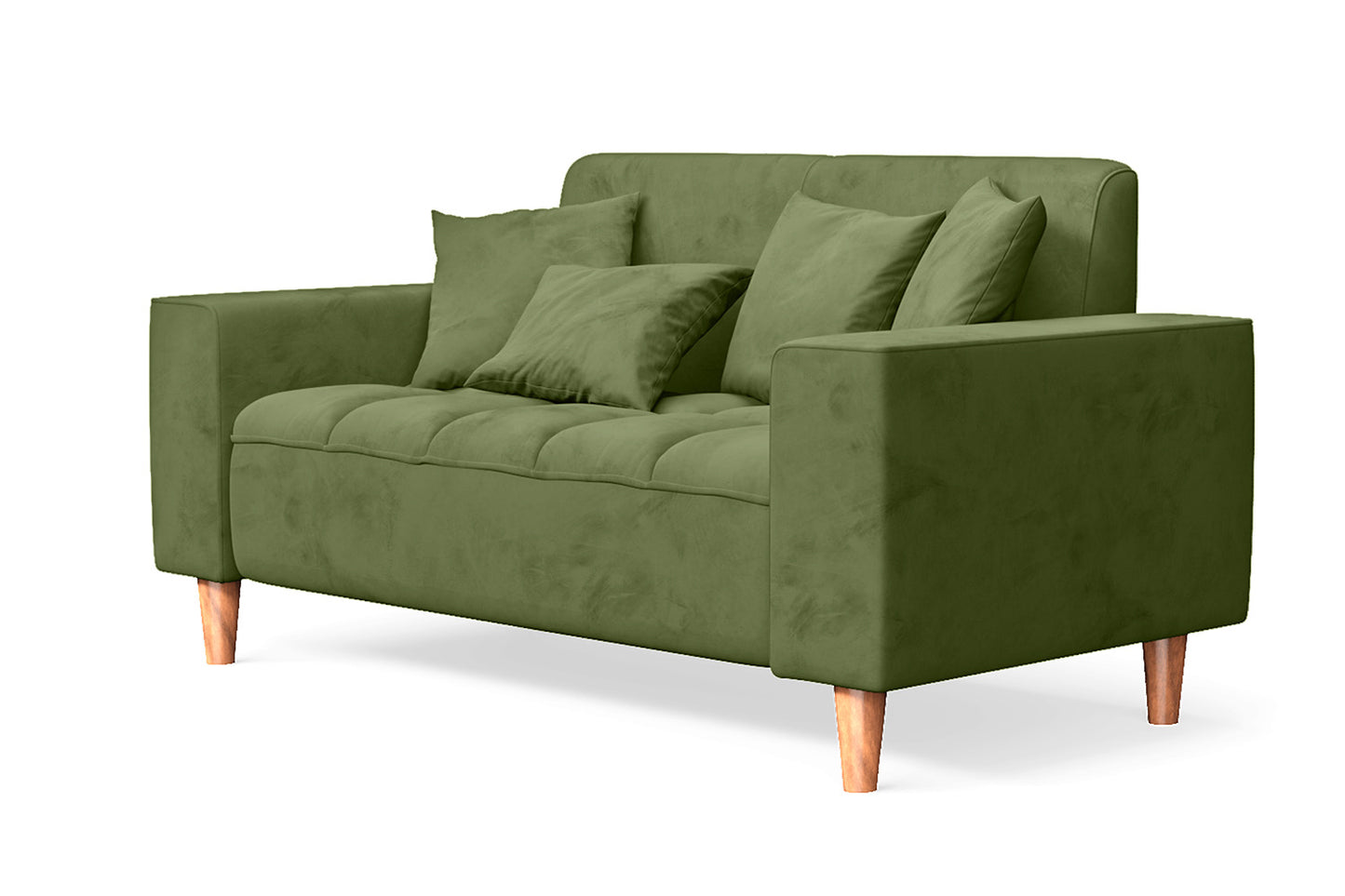 Campania 2 Seater Sofa Lime Velvet