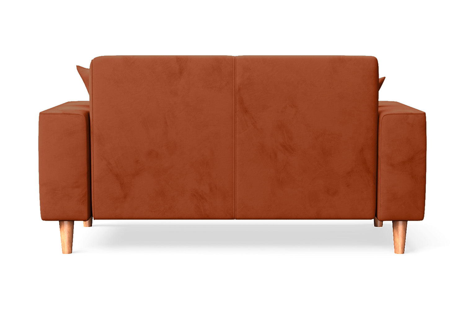 Campania 2 Seater Sofa Orange Velvet