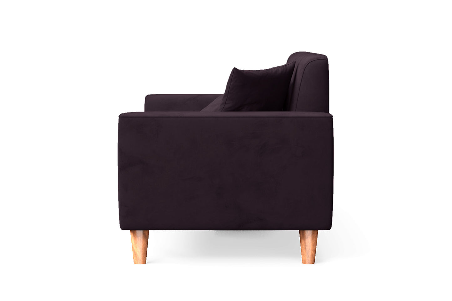 Campania 2 Seater Sofa Purple Velvet