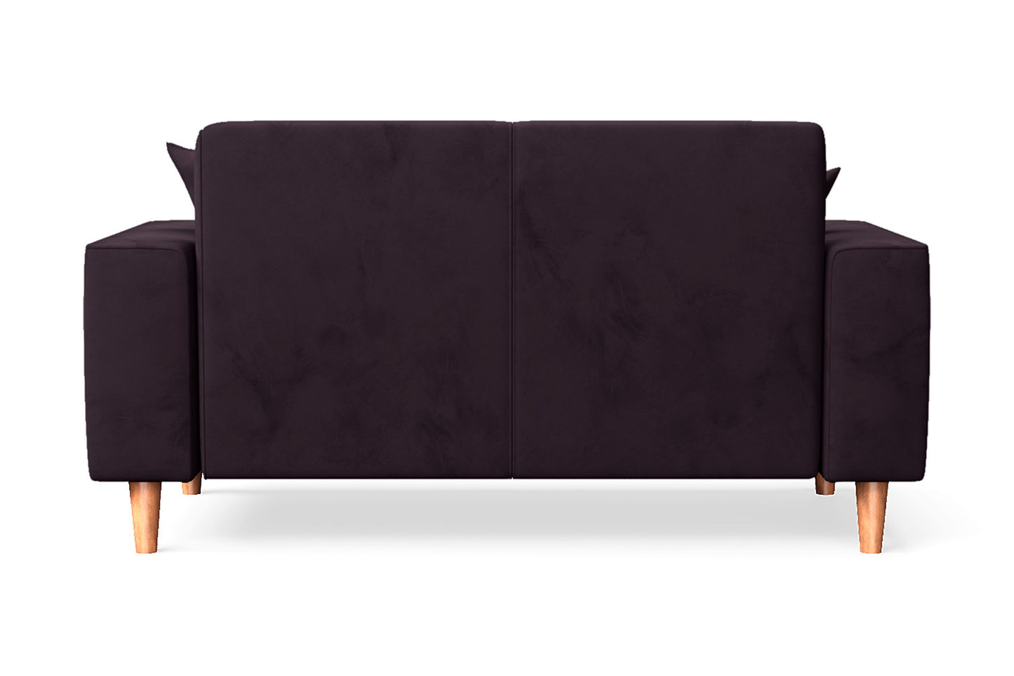 Campania 2 Seater Sofa Purple Velvet