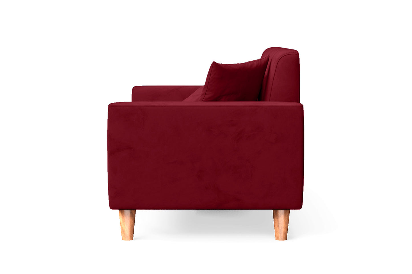 Campania 2 Seater Sofa Red Velvet