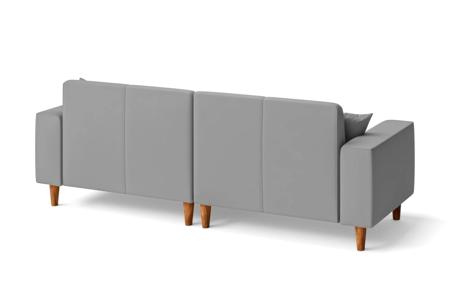 Campania 3 Seater Sofa Grey Leather