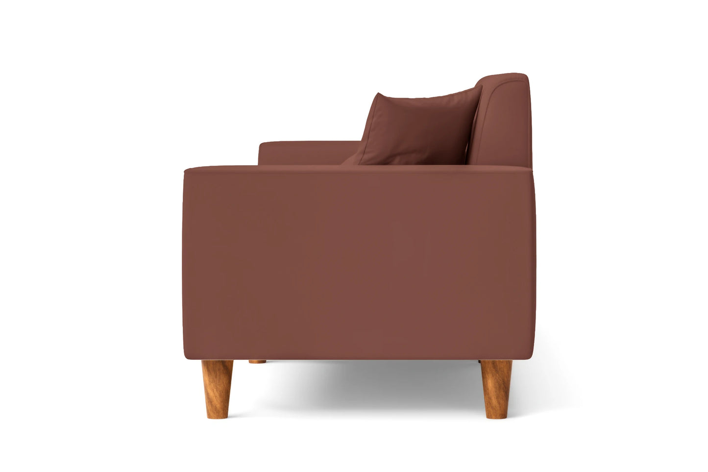 Campania 3 Seater Sofa Mauve Leather