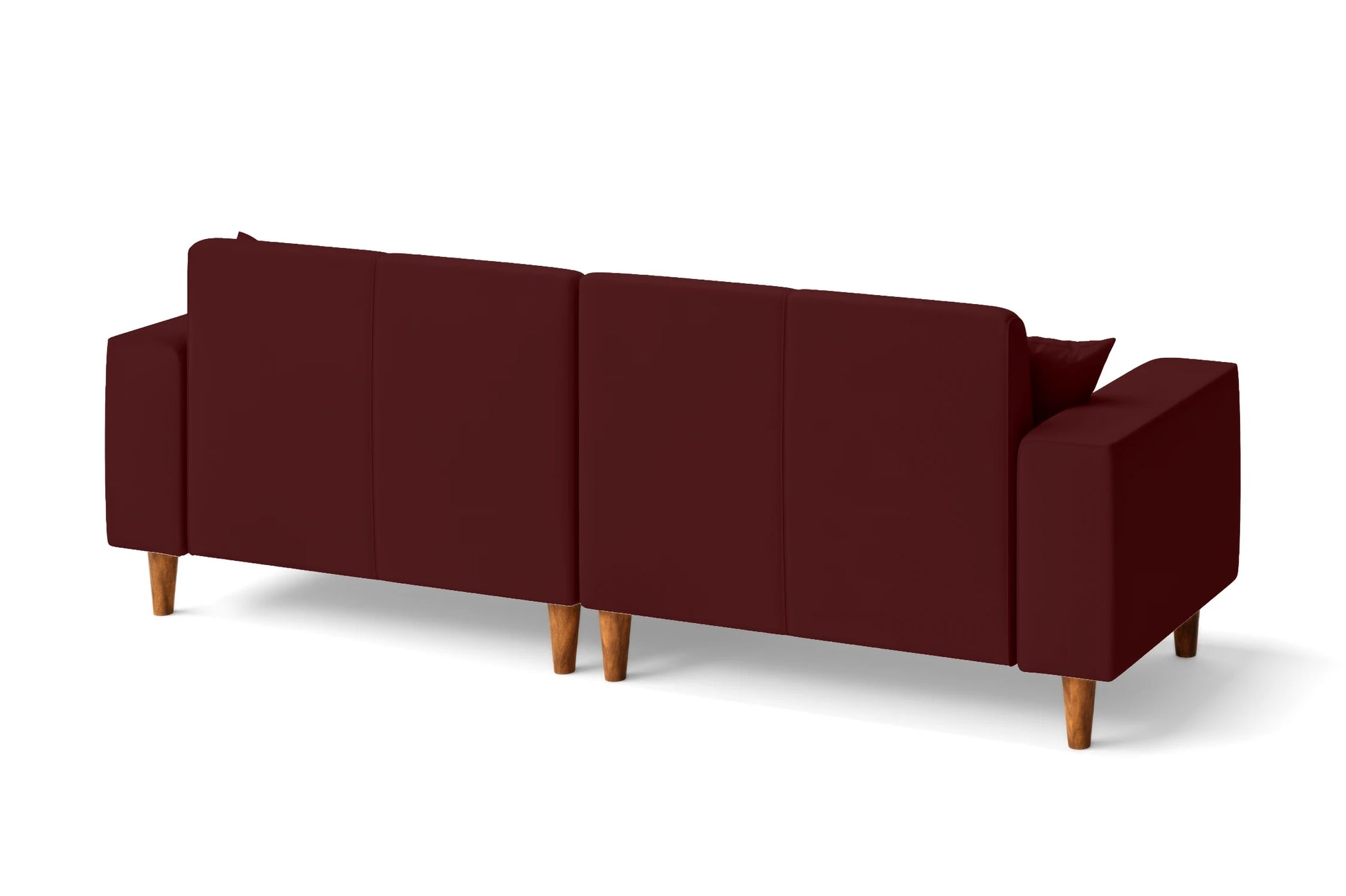 Campania 3 Seater Sofa Red Leather