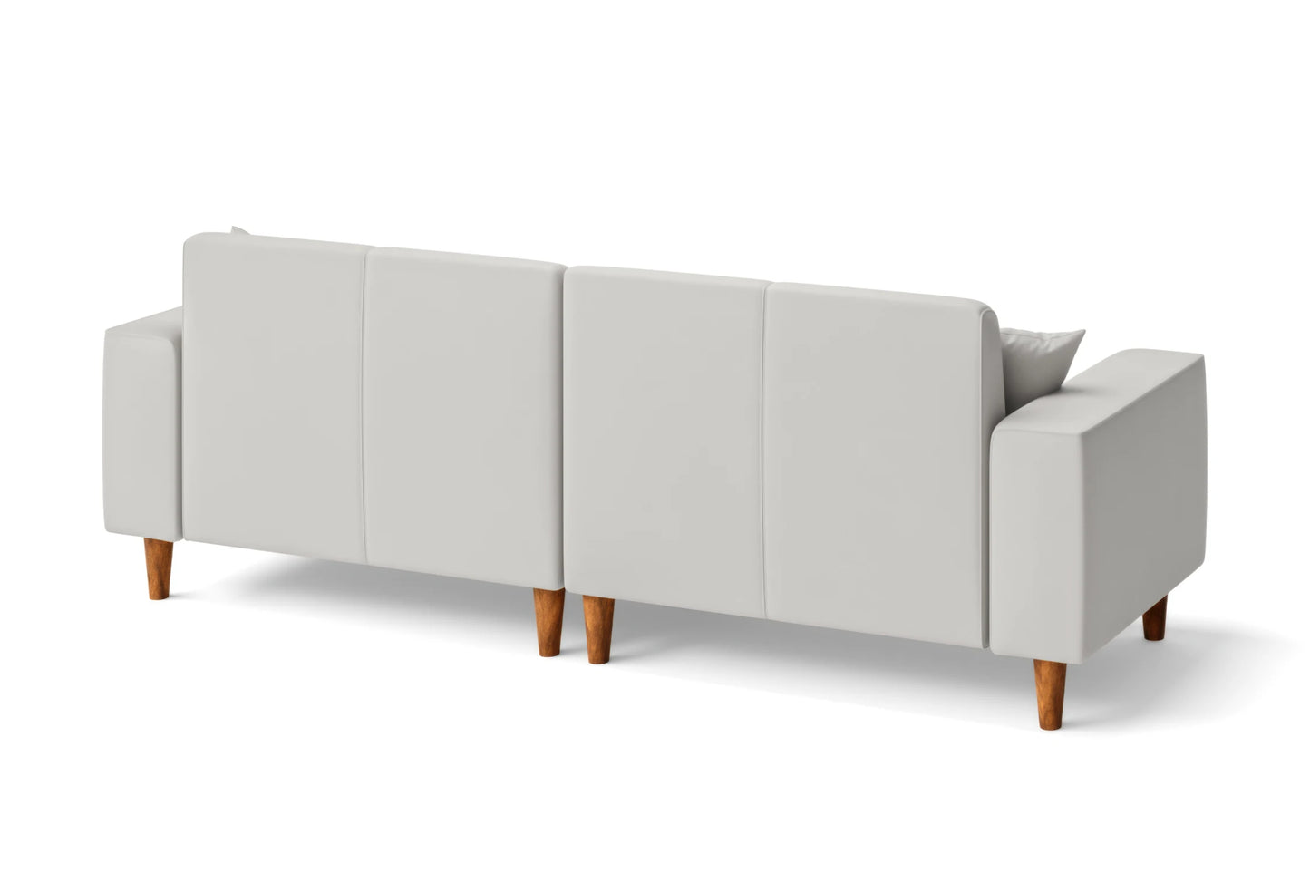 Campania 3 Seater Sofa White Leather