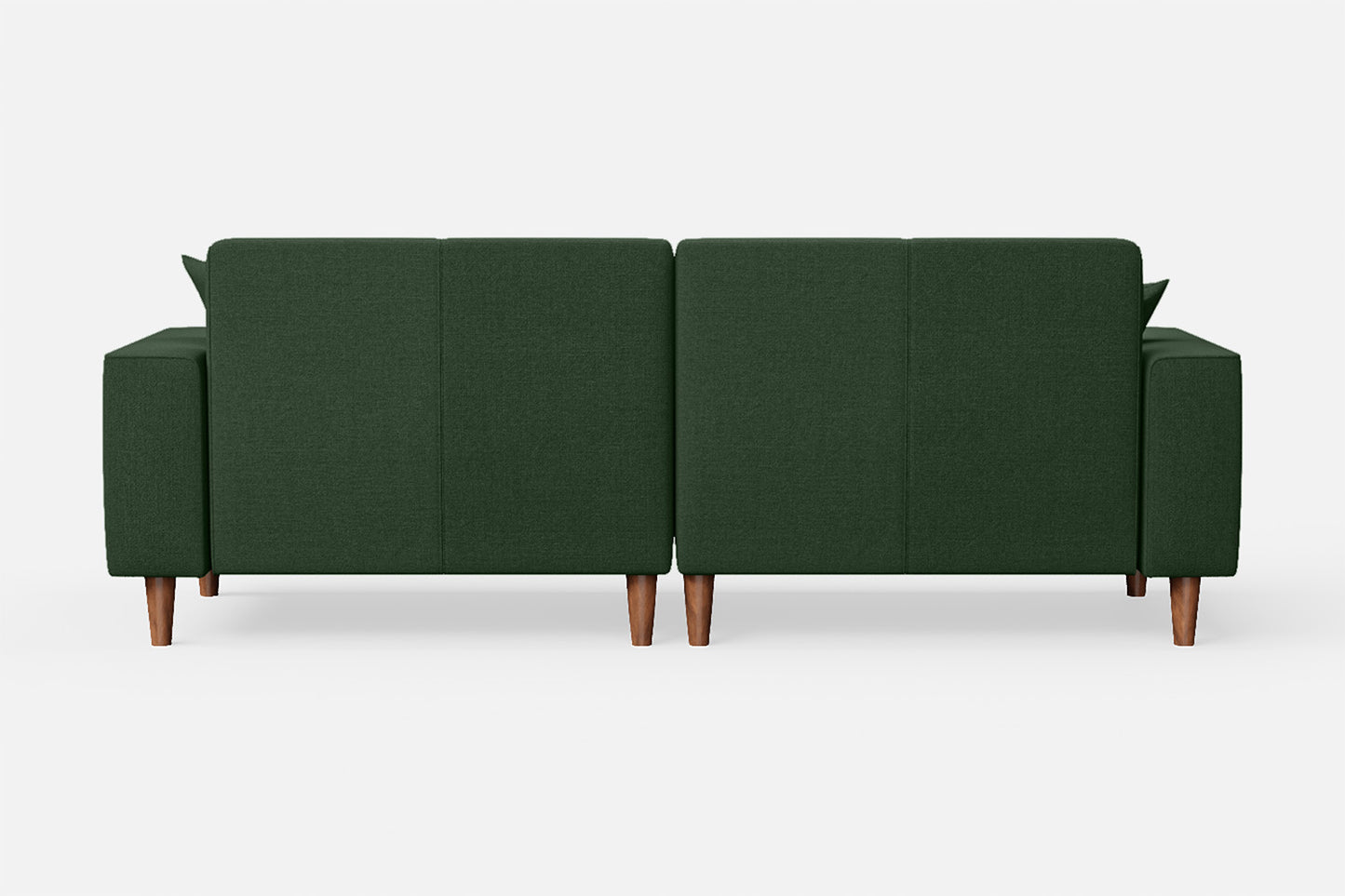 Campania 3 Seater Sofa Forest Green Linen Fabric