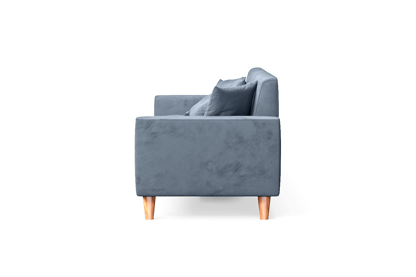 Campania 3 Seater Sofa Baby Blue Velvet